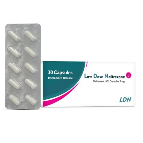 3 mg Low Dose Naltrexone Naltrexone HCL Capsules
