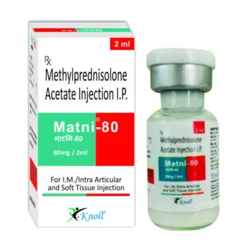 80 mg Matni-80 Methylprednisolone Acetate I.P. Injection