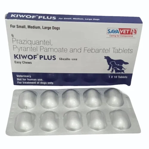 KIWOF PLUS Praziquantel, Pyrantel Pamoate and Febantel Tablets