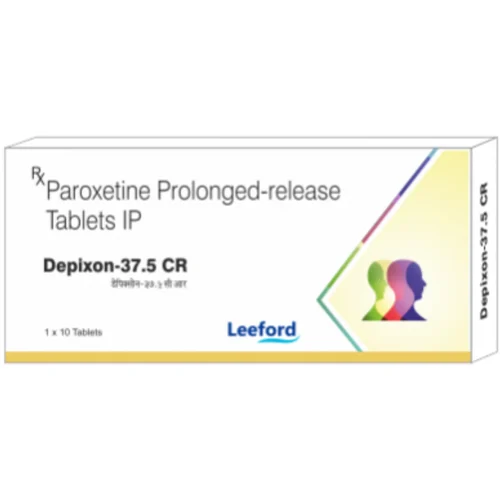 37.5 mg Depixon-37.5 CR Paroxetine Prolonged-release IP Tablets