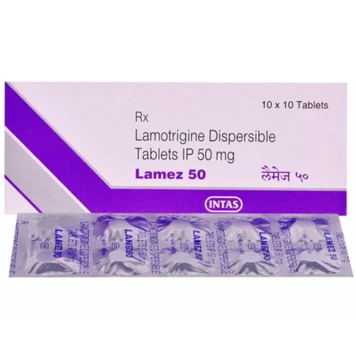 50 mg Lamez 50 Lamotrigine Dispersible IP Tablets