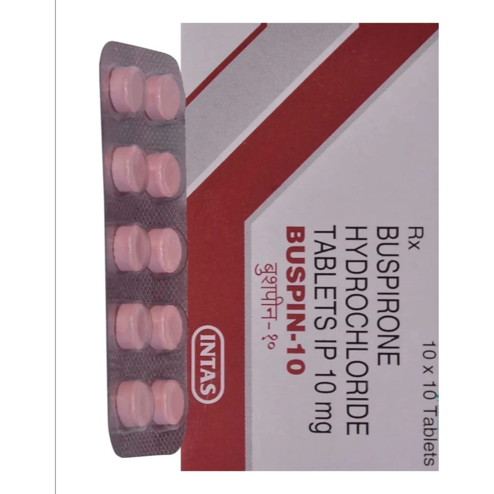 10 mg BUSPIN-10 BUSPIRONE HYDROCHLORIDE IP TABLETS