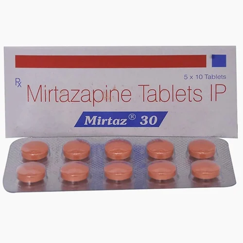 30 mg Mirtaz 30 Mirtazapine IP Tablets