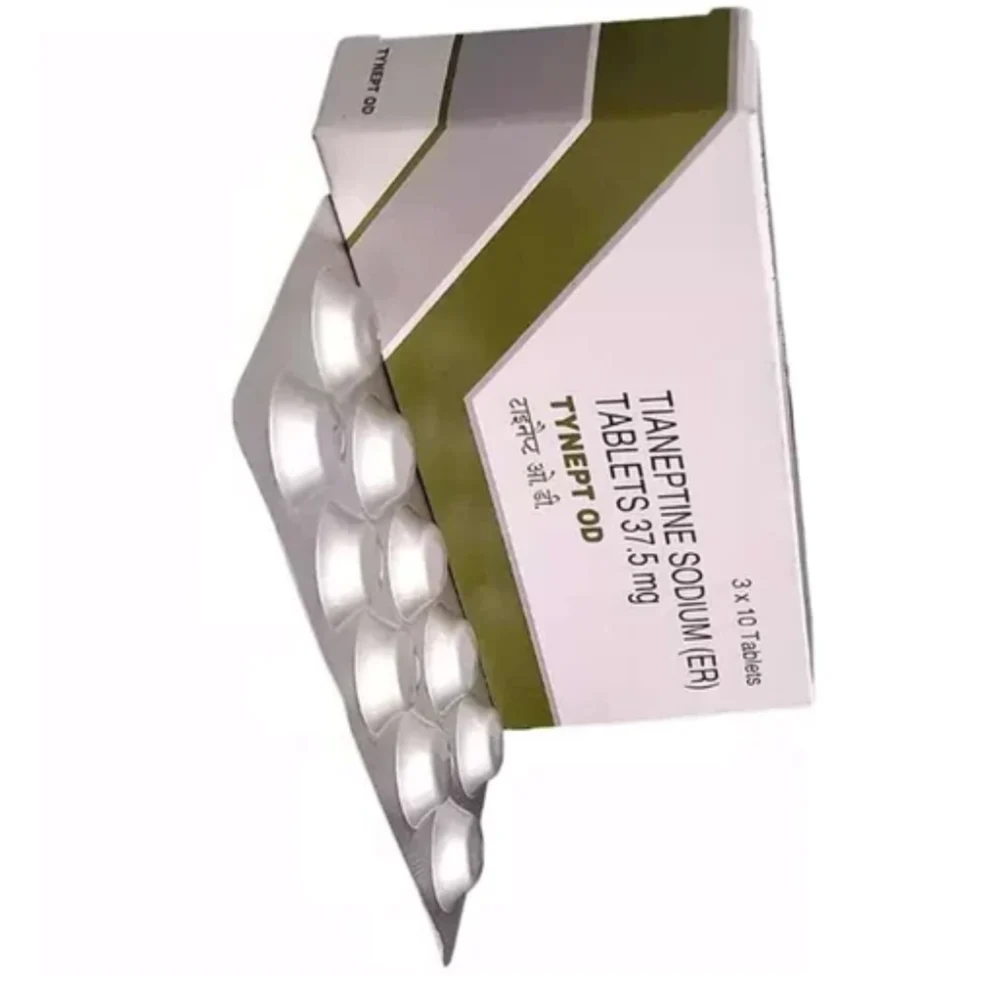37.5 mg TYNET OD TIANEPTINE SODIUM (ER) TABLETS