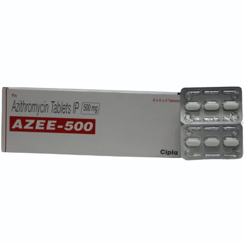 500 mg AZEE-500 Azithromycin IP Tablets