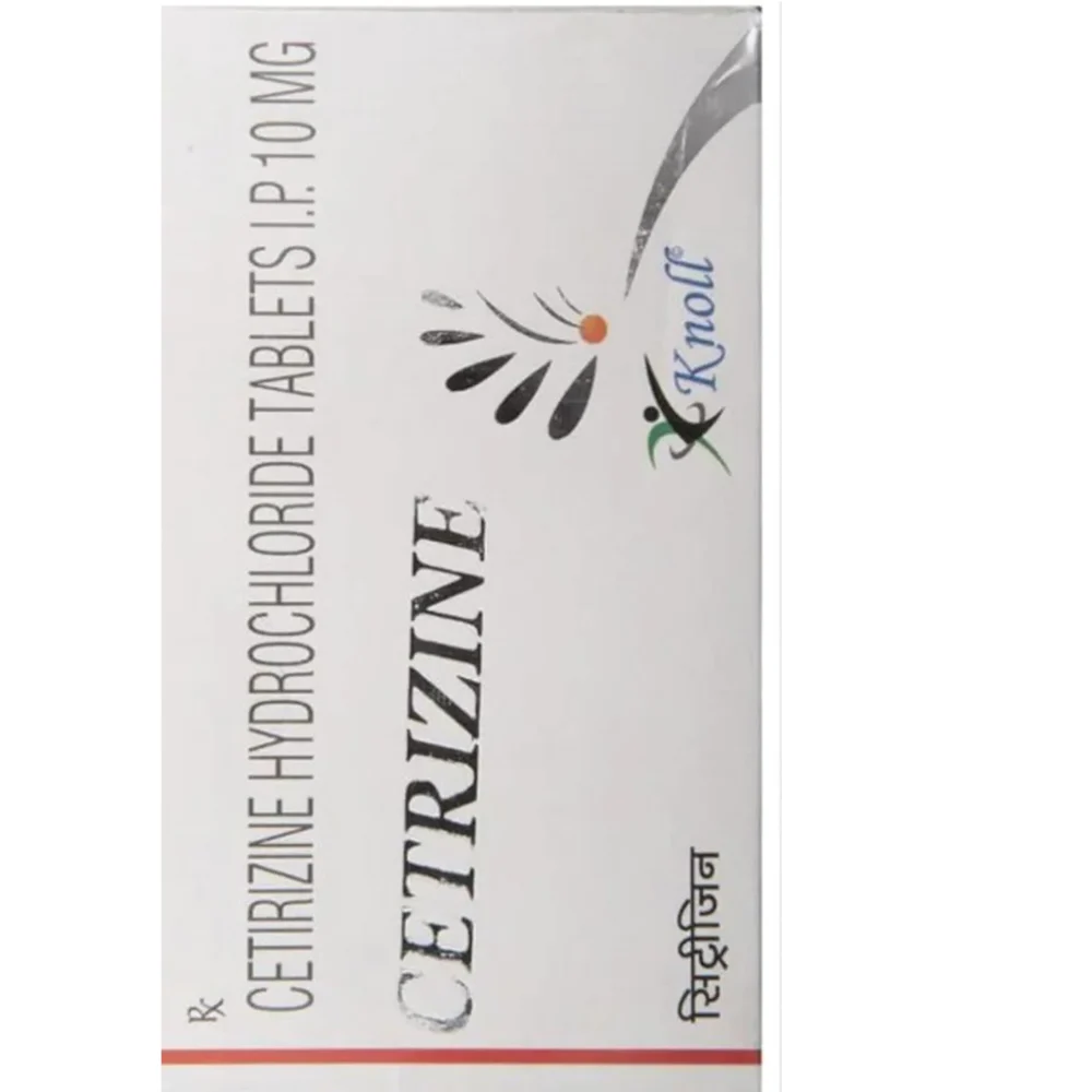 10 mg CETRIZINE CETIRIZINE HYDROCHLORIDE I.P. TABLETS
