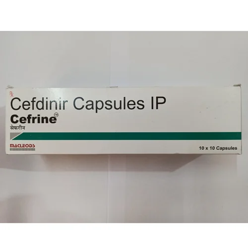 Cefrine Cefdinir IP Capsules