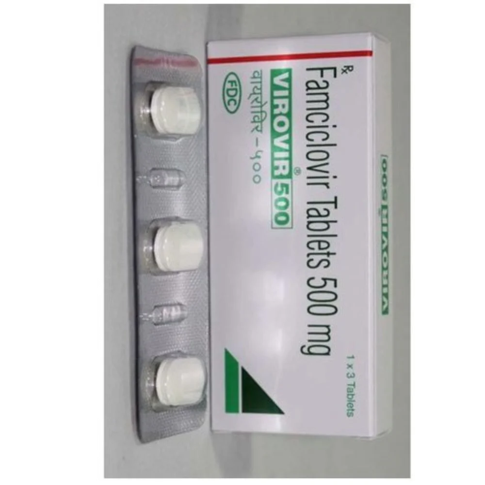 500 mg VIROVIR 500 Famciclovir Tablets