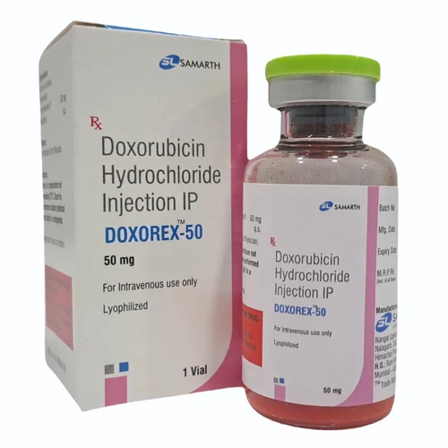 50 mg DOXOREX-50 Doxorubicin Hydrochloride IP Injection