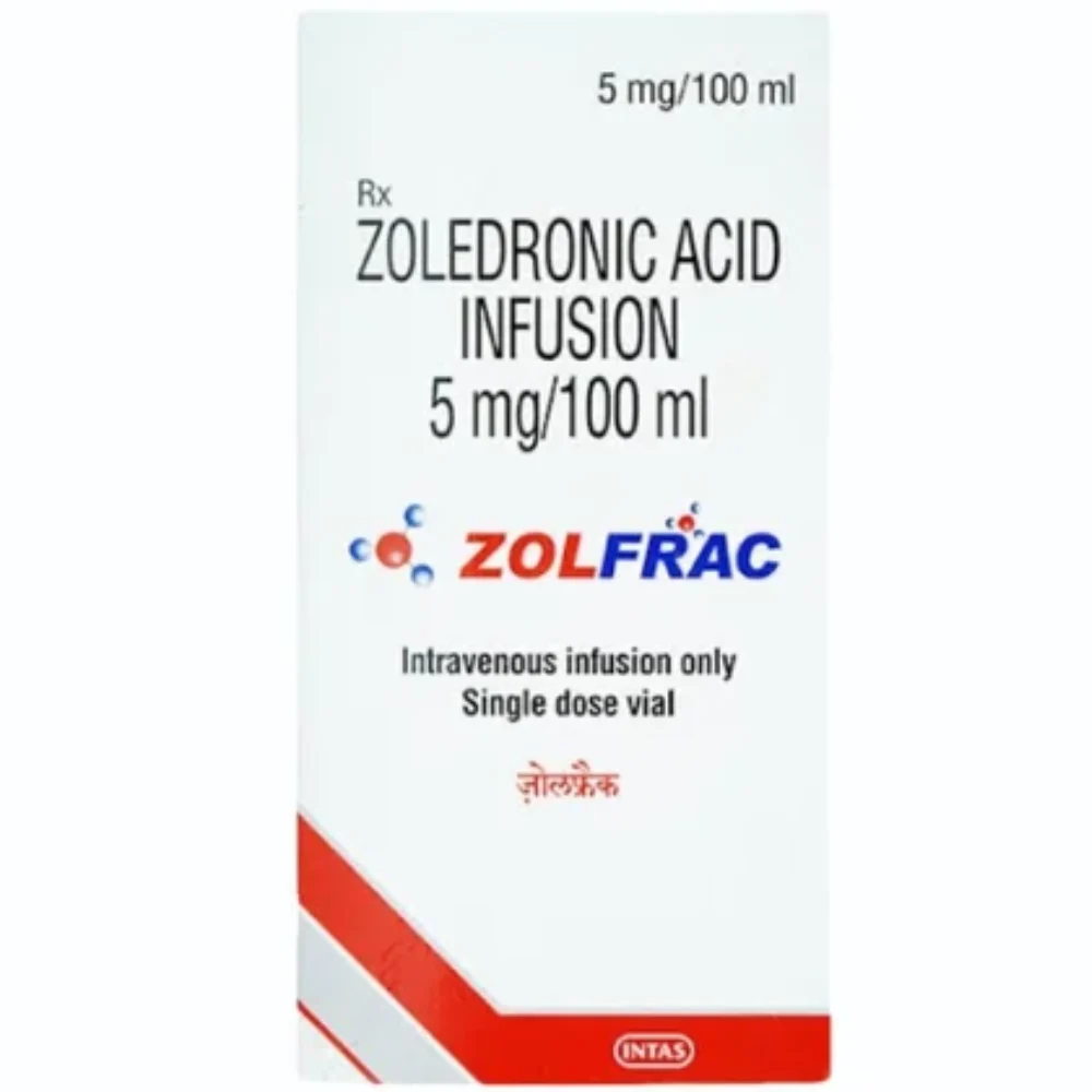 5 mg ZOLFRAC ZOLEDRONIC ACID INFUSION