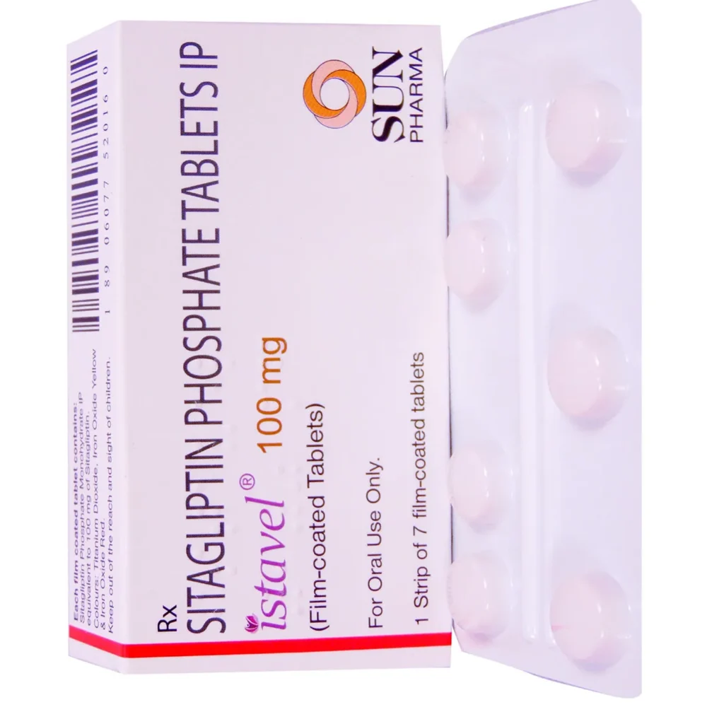 100 mg istavel SITAGLIPTIN PHOSPHATE IP TABLETS