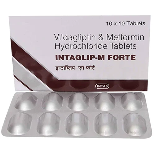 INTAGLIP-M FORTE Vildagliptin & Metformin Hydrochloride Tablets