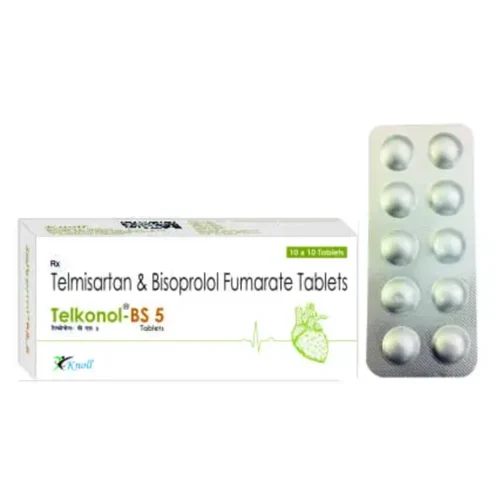5 mg Telkonol-BS 5 Telmisartan & Bisoprolol Fumarate Tablets