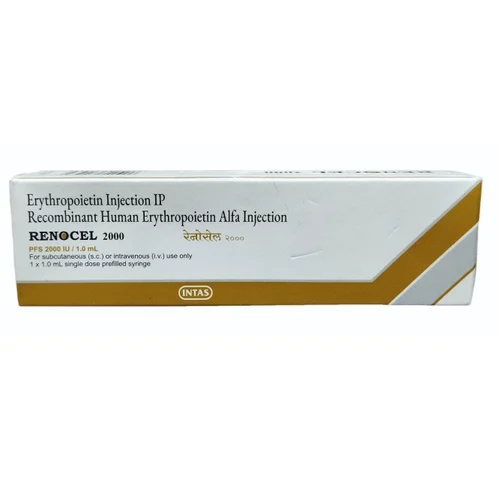 2000 IU RENOCEL 2000 Erythropoietin IP Injection Recombinant Human Erythropoietin Alfa Injection