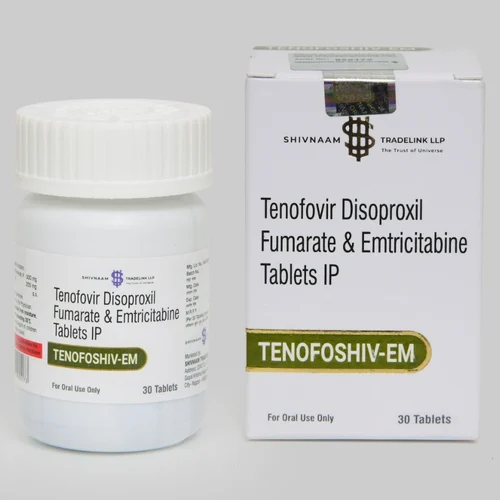 TENOFOSHIV-EM Tenofovir Disoproxil Fumarate & Emtricitabine IP Tablets