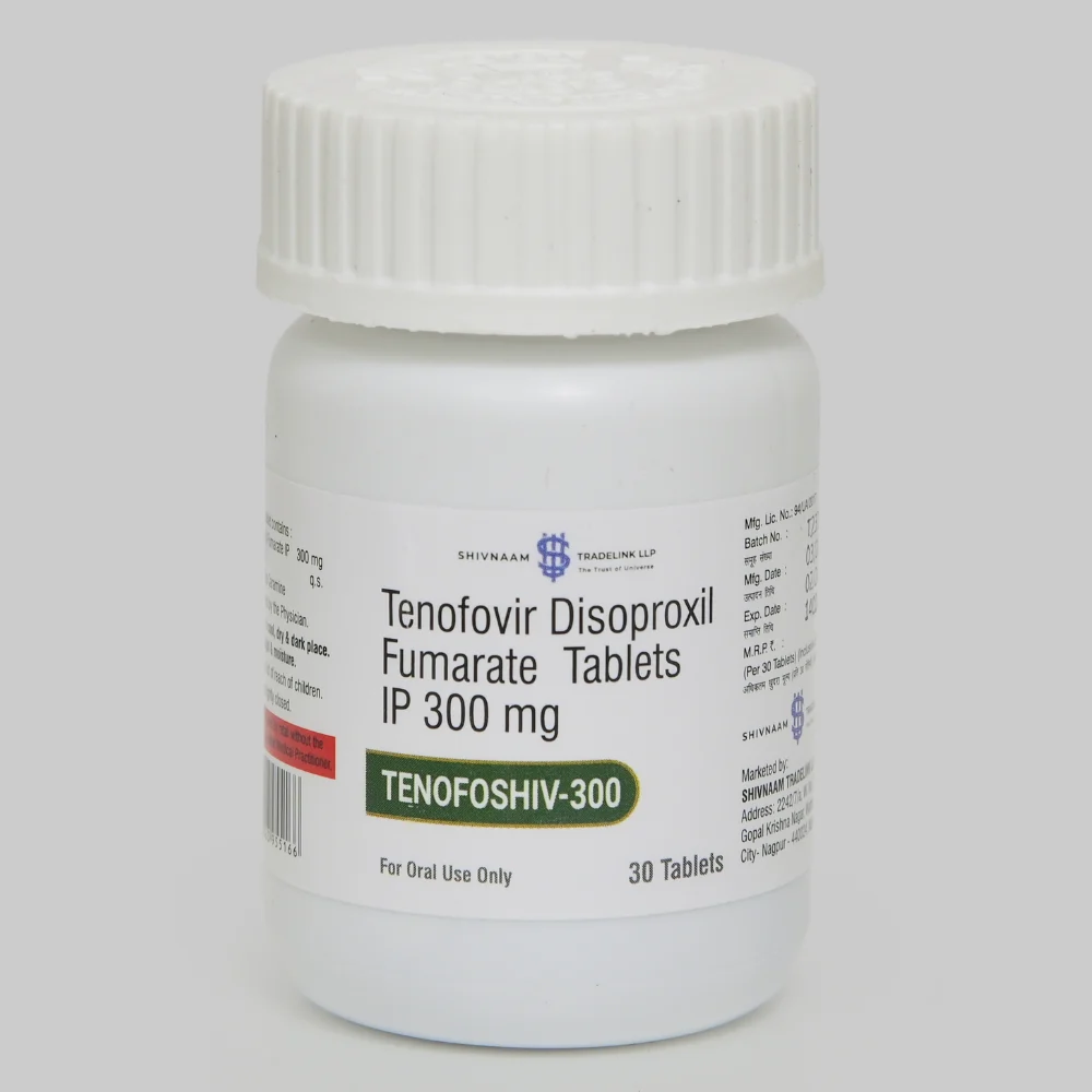 300 mg TENOFOSHIV-300 Tenofovir Disoproxil Fumarate IP Tablets