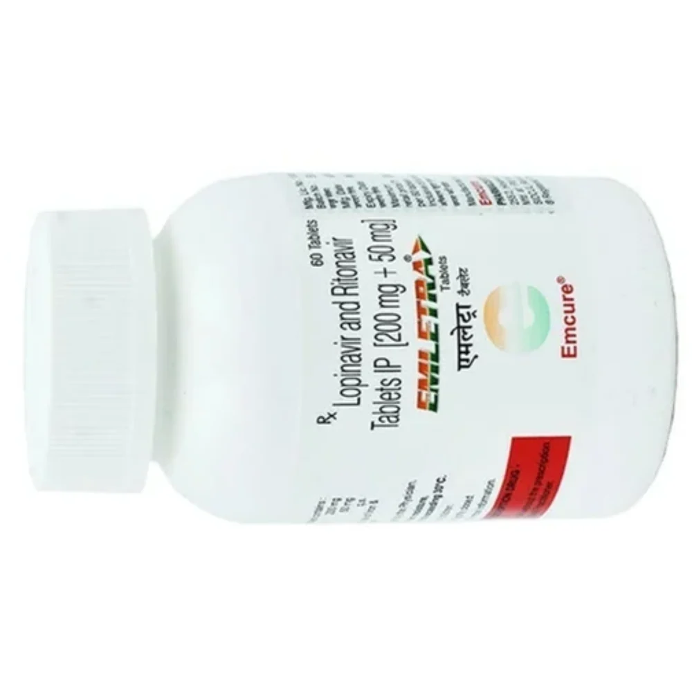 200 mg + 50 mg EMLETRA Lopinavir and Ritonavir IP Tablets