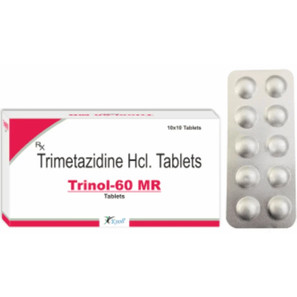 60 mg Trinol-60 MR Trimetazidine Hcl. Tablets
