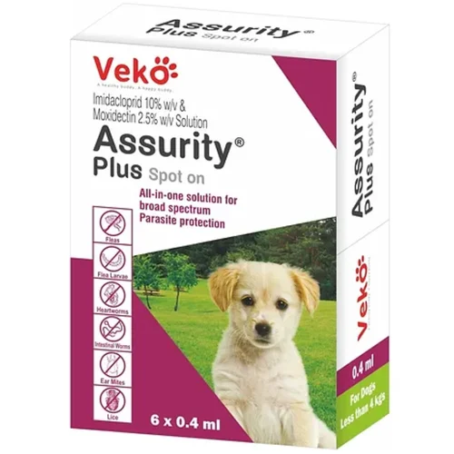 Assurity Plus Imidacloprid 10% w/v & Moxidectin 2.5% w/v Solution