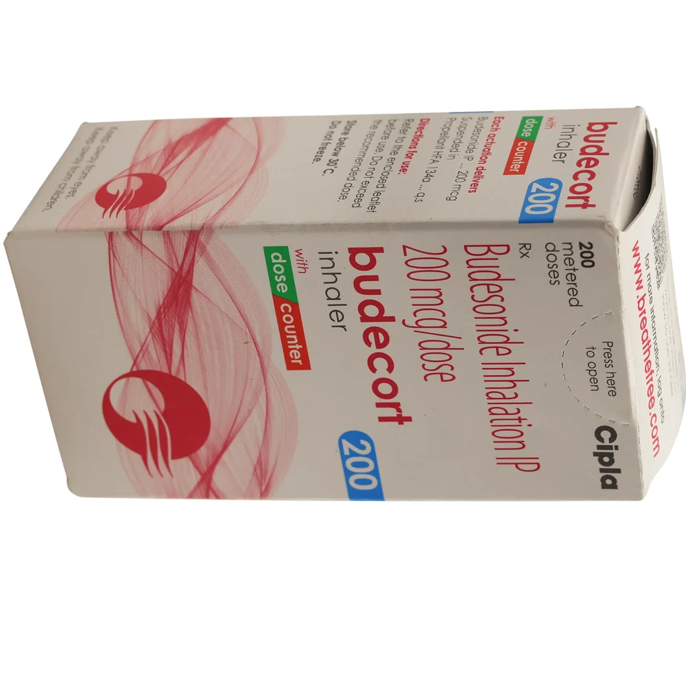 200 mcg budecort Budesonide IP Inhalation