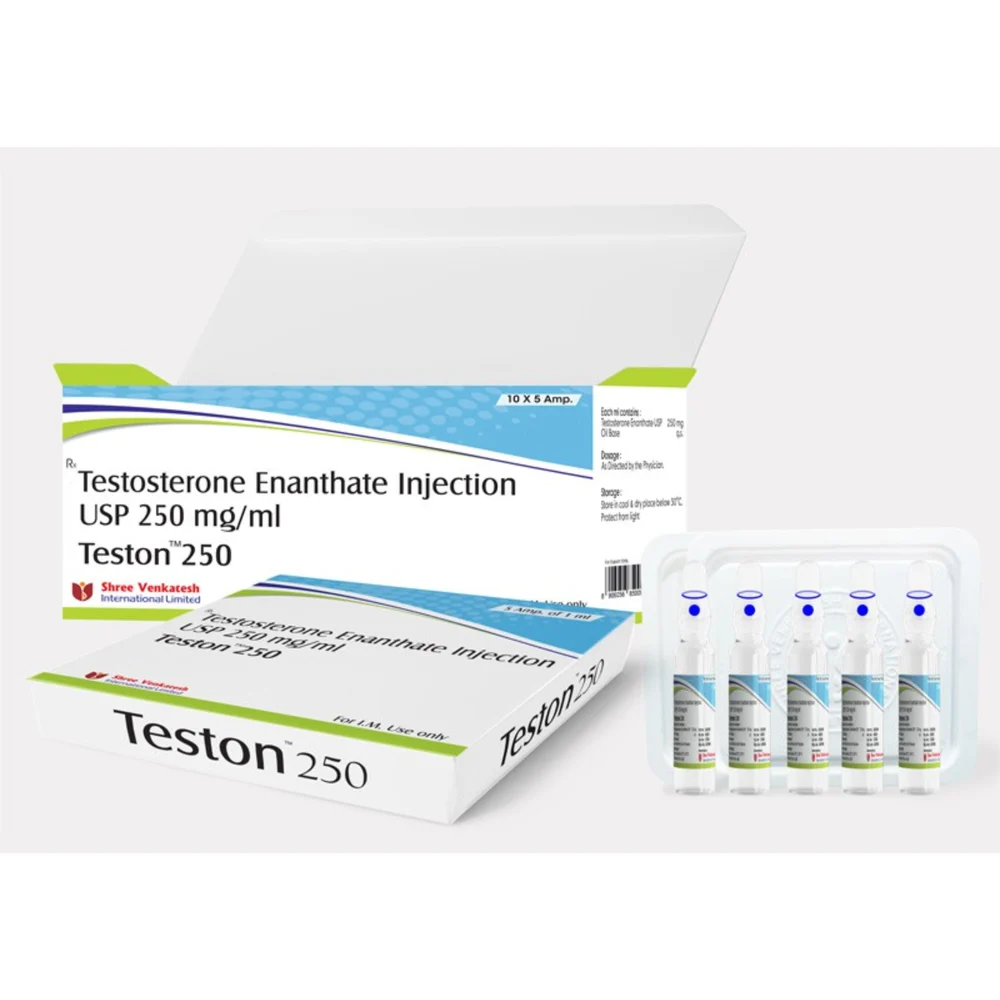 250 mg Teston 250 Testosterone Enanthate USP Injection