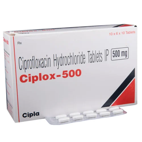 500 mg Ciplox-500 Ciprofloxacin Hydrochloride IP Tablets