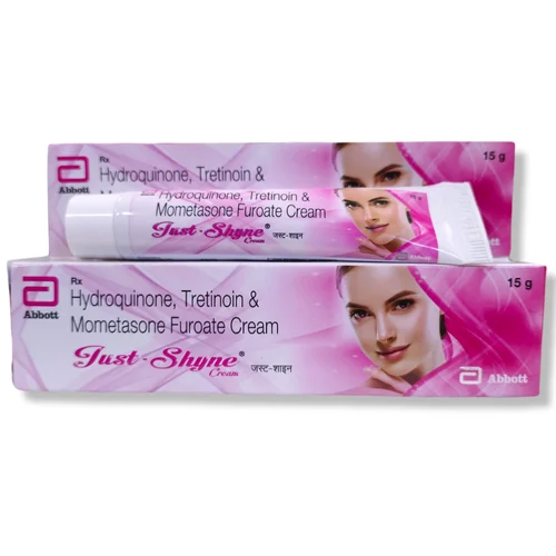 Just Shine Hydroquinone, Tretinoin & Mometasone Furoate Cream