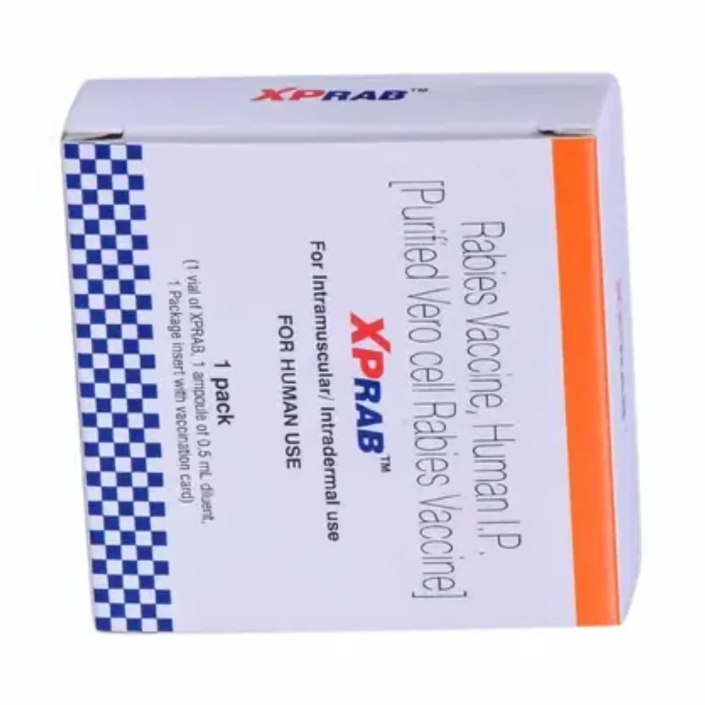 XPRAB Rabies Vaccine, Human I.P. Purified Vero cell Rabies Vaccine