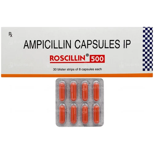 500 mg ROSCILLIN 500 AMPICILLIN IP CAPSULES