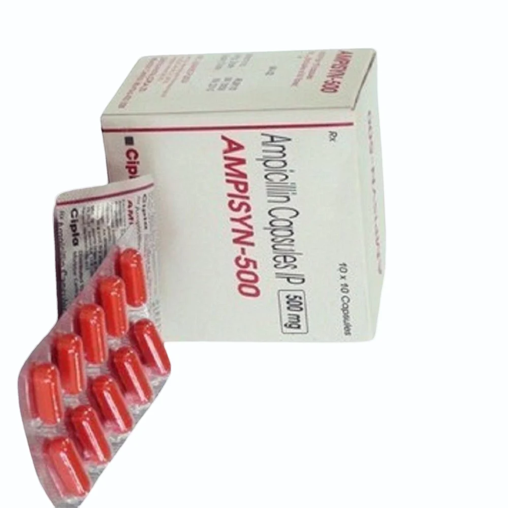 500 mg AMPISYN-500 Amicillin IP Capsules
