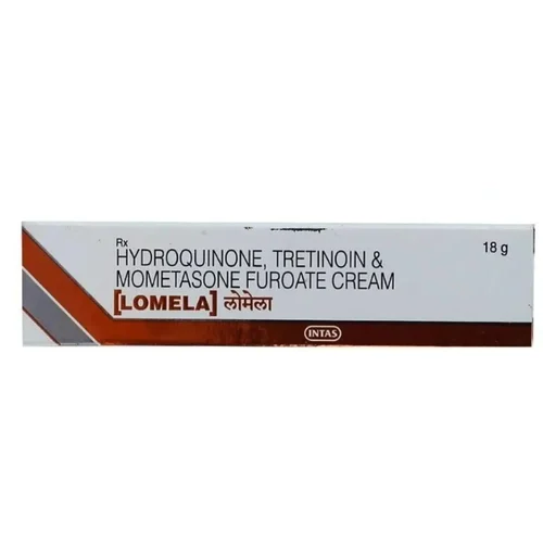 LOMELA HYDROQUINONE, TRETINOIN & MOMETASONE FUROATE CREAM
