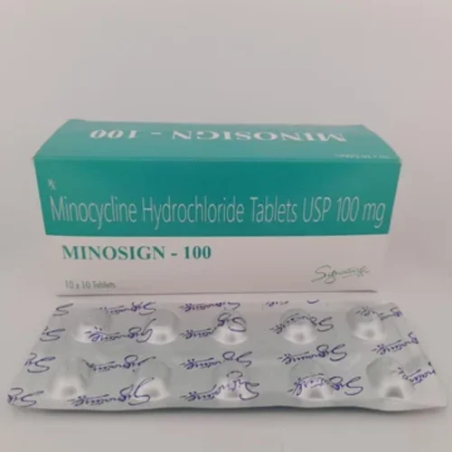 100 mg MINOSIGN - 100 Minocycline Hydrochloride USP Tablets