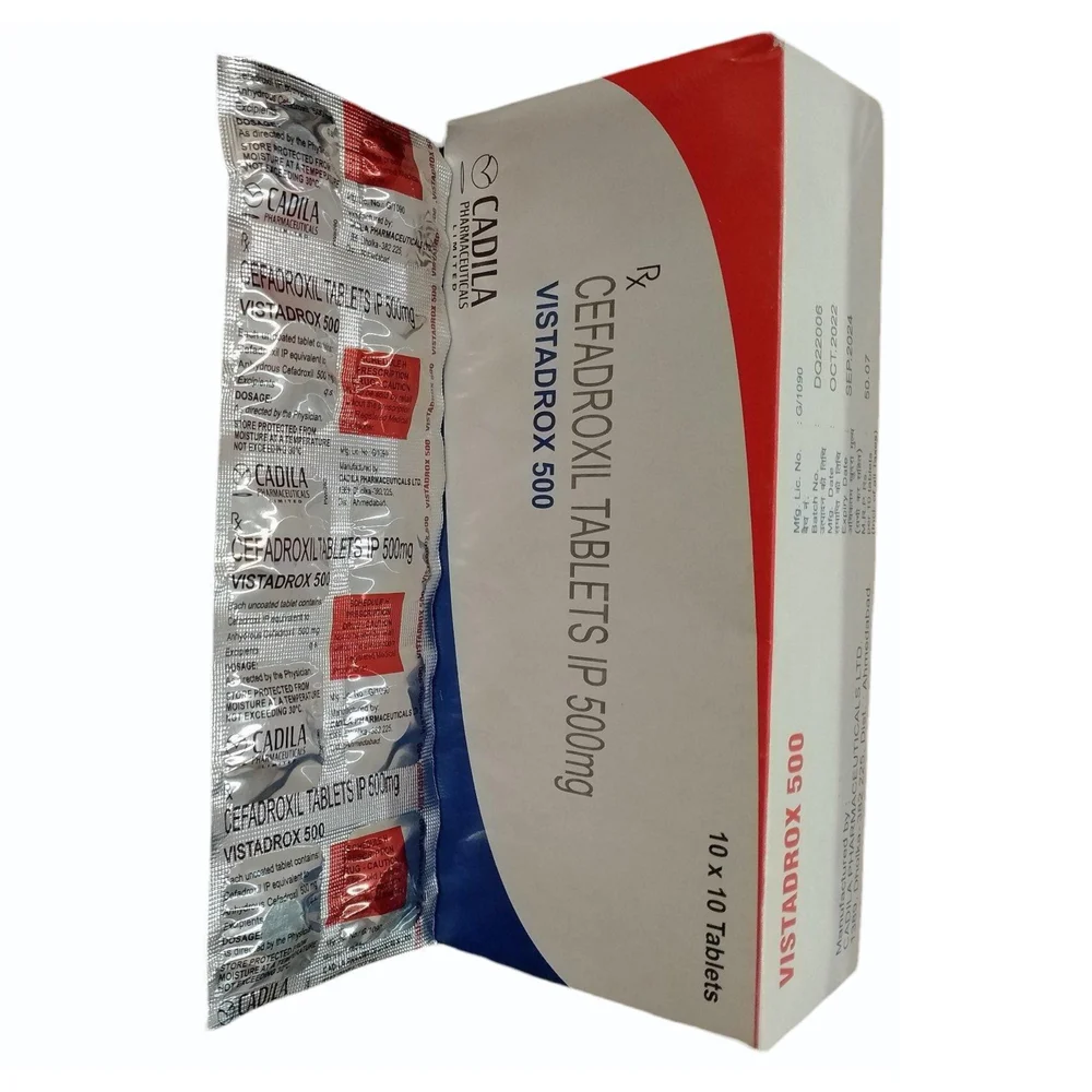 500 mg VISTADROX 500 CEFADROXIL IP TABLETS