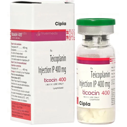 400 mg ticocin 400 Teicoplanin IP Injection