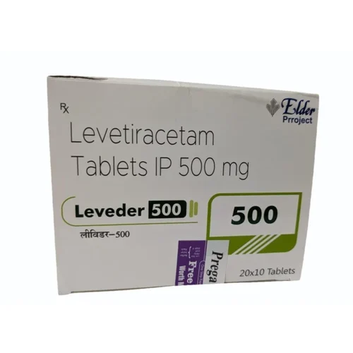 500 Mg Leveder 500 Levetiracetam IP Tablets