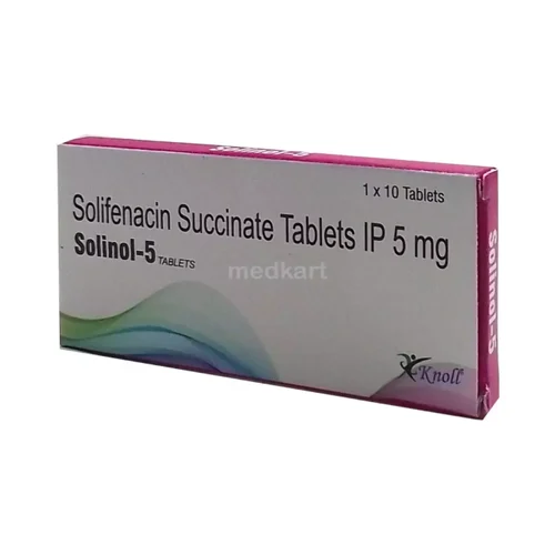5 mg Solinol-5 Solifenacin Succinate IP Tablets