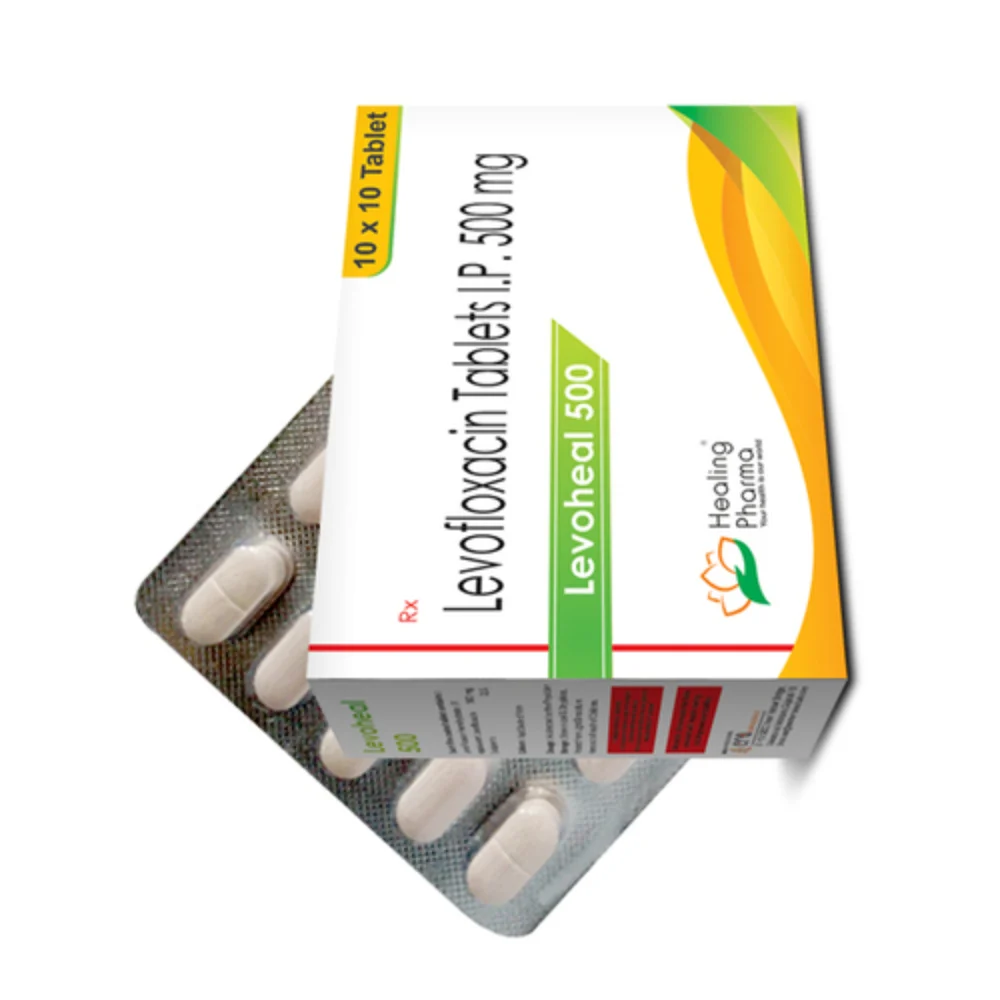 500 mg Levoheal 500 Levofloxacin I.P. Tablets