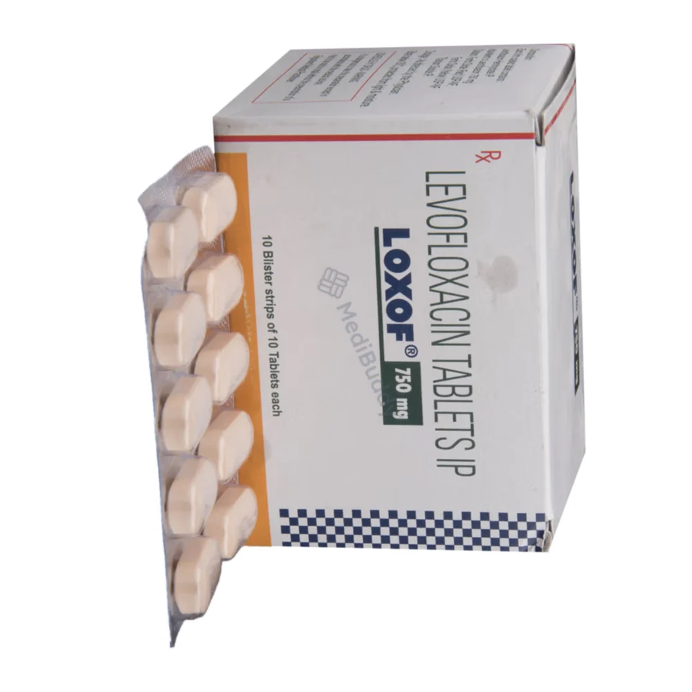 750 mg LOXOF 750 LEVOFLOXACIN IP TABLETS