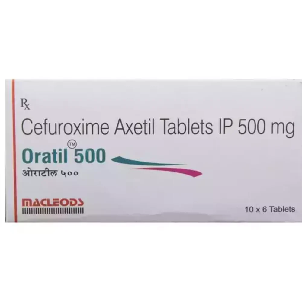 500 mg Oratil 500 Cefuroxime Axetil IP Tablets