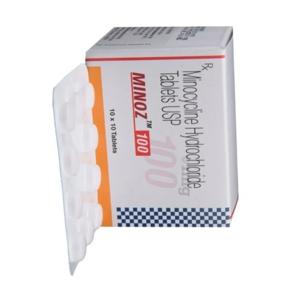 100 mg MINOZ 100 Minocyline Hydrochloride USP Tablets