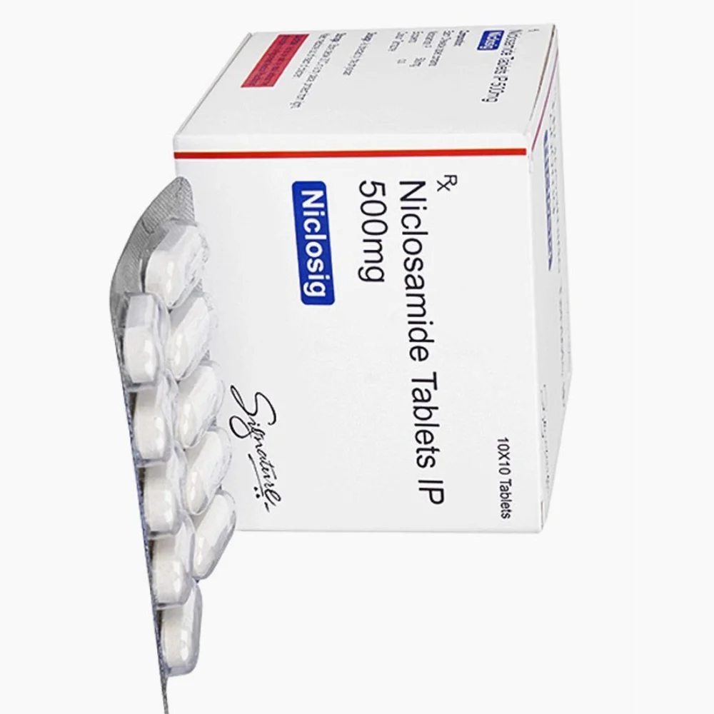 500 mg Niclosig Niclosamide IP Tablets
