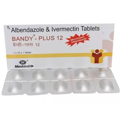 12 mg BANNDY - PLUS 12 Albendazole & Ivermectin Tablets