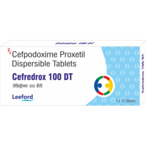 Cefredrox 100 DT Cefpodoxime Proxetil Dispersible Tablets