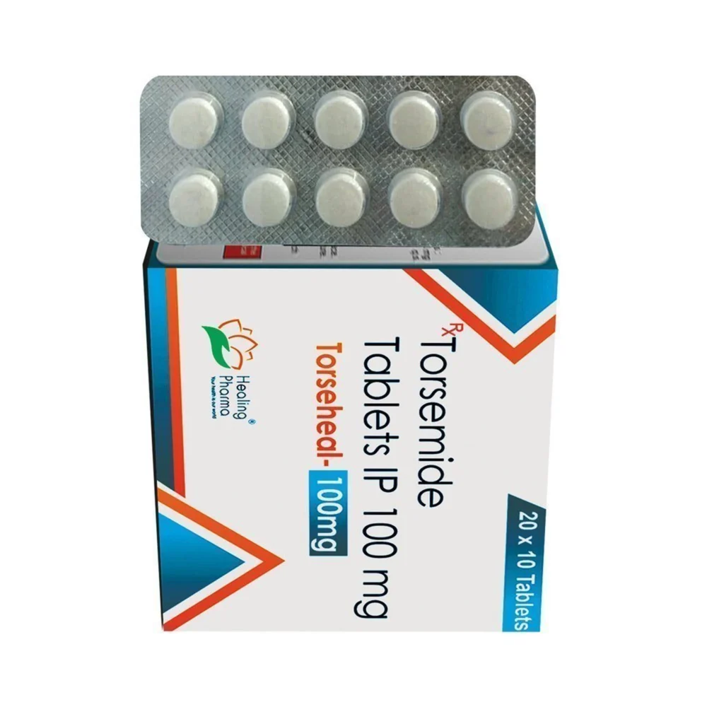 100 mg Torseheal-100mg Torsemide IP Tablets