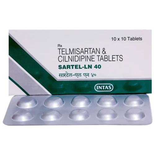 40 mg SARTEL-LN 40 TELMISARTAN & CILNIDIPINE TABLETS