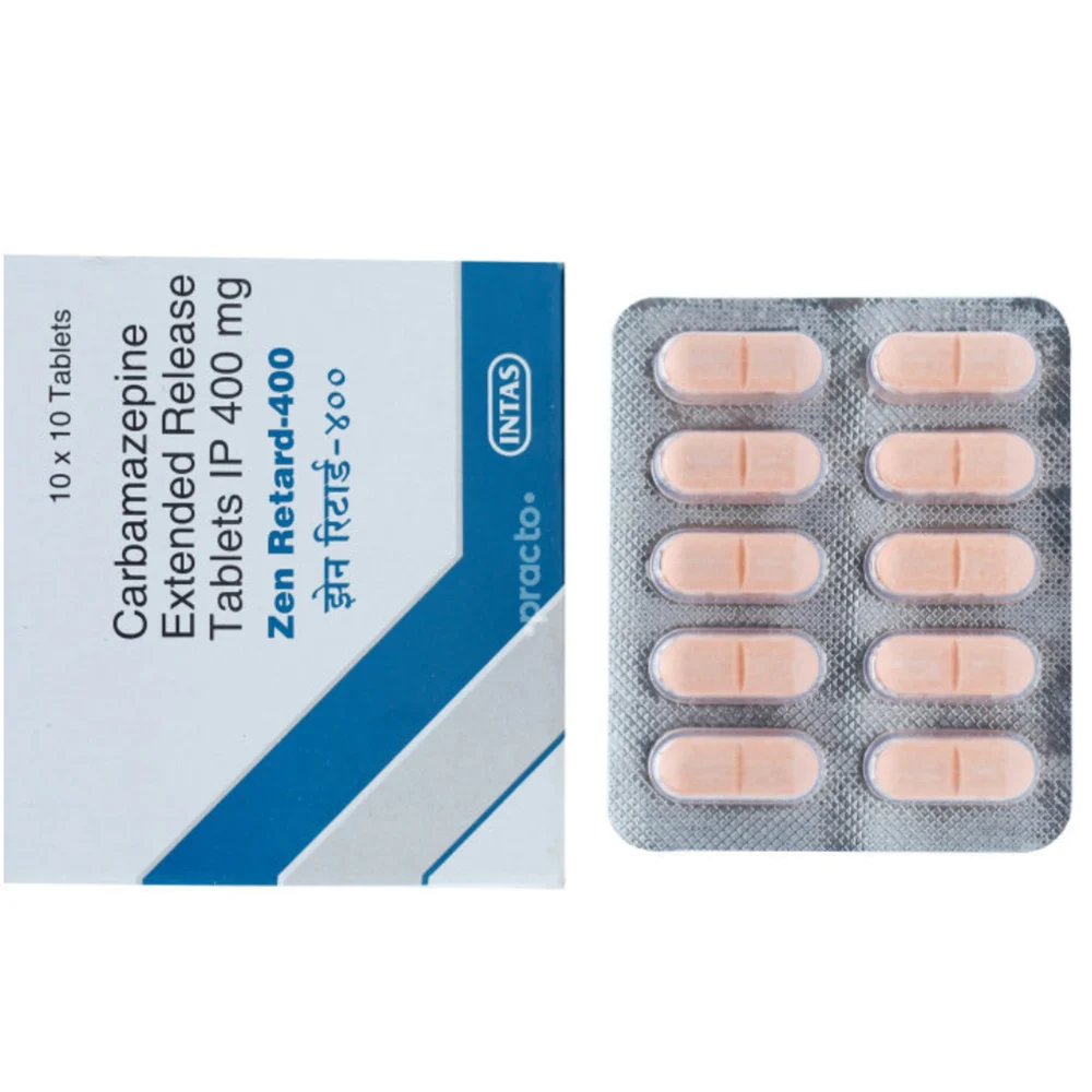 400 mg Zen Retard-400 Carbamazepine Extended Release IP Tablets
