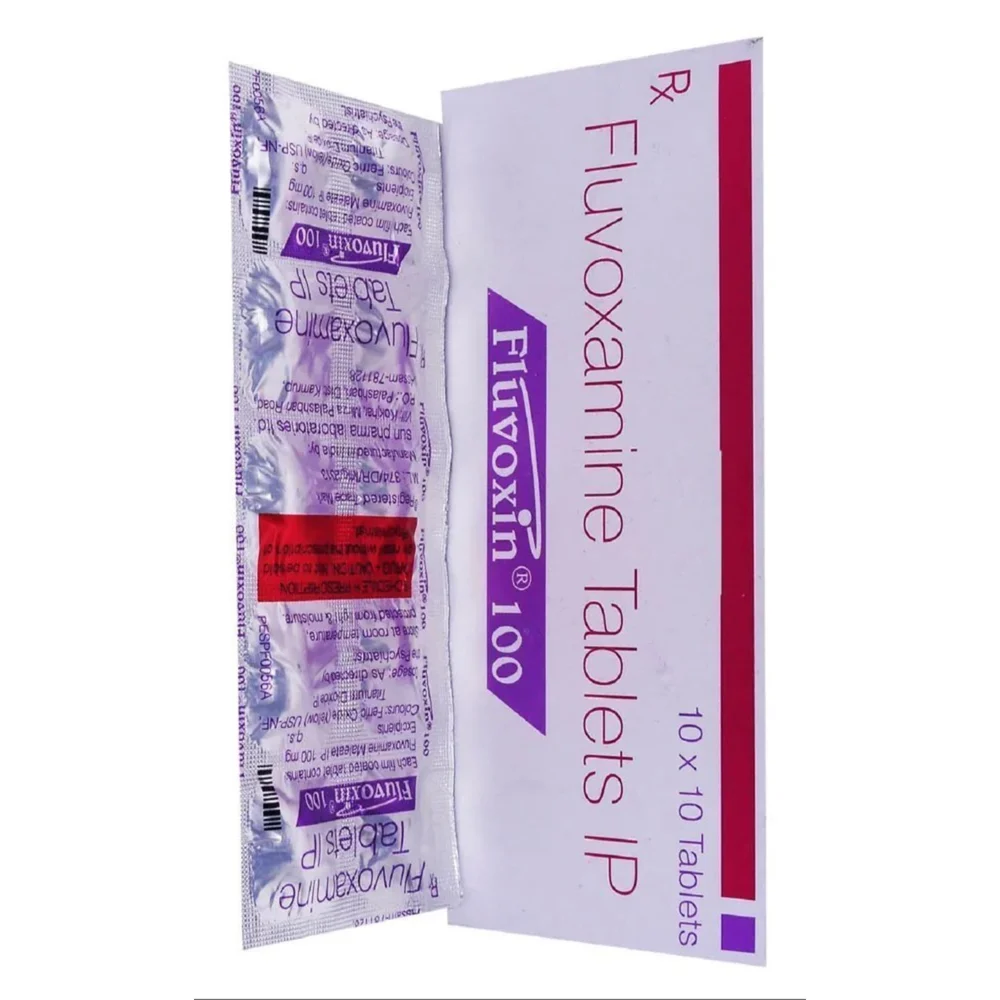 100 mg Fluvoxin 100 Fluvoxamine IP Tablets