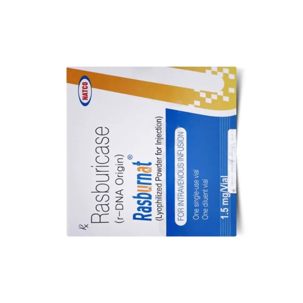1.5 mg Rasburnat Rasburicase (r-DNA Origin) Injection