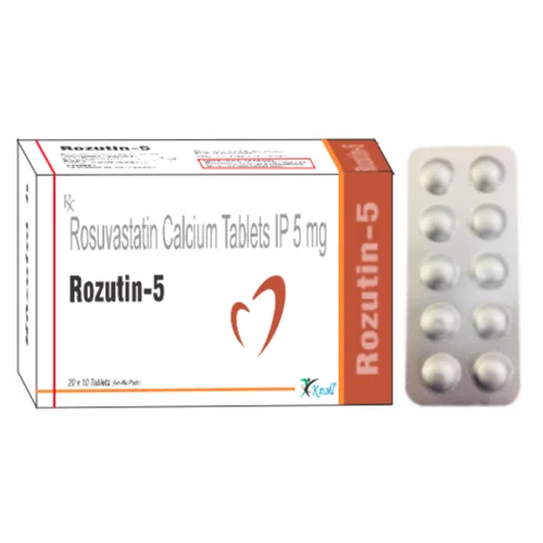 5 mg Rozutin-5 Rosuvastatin Calcium IP Tablets