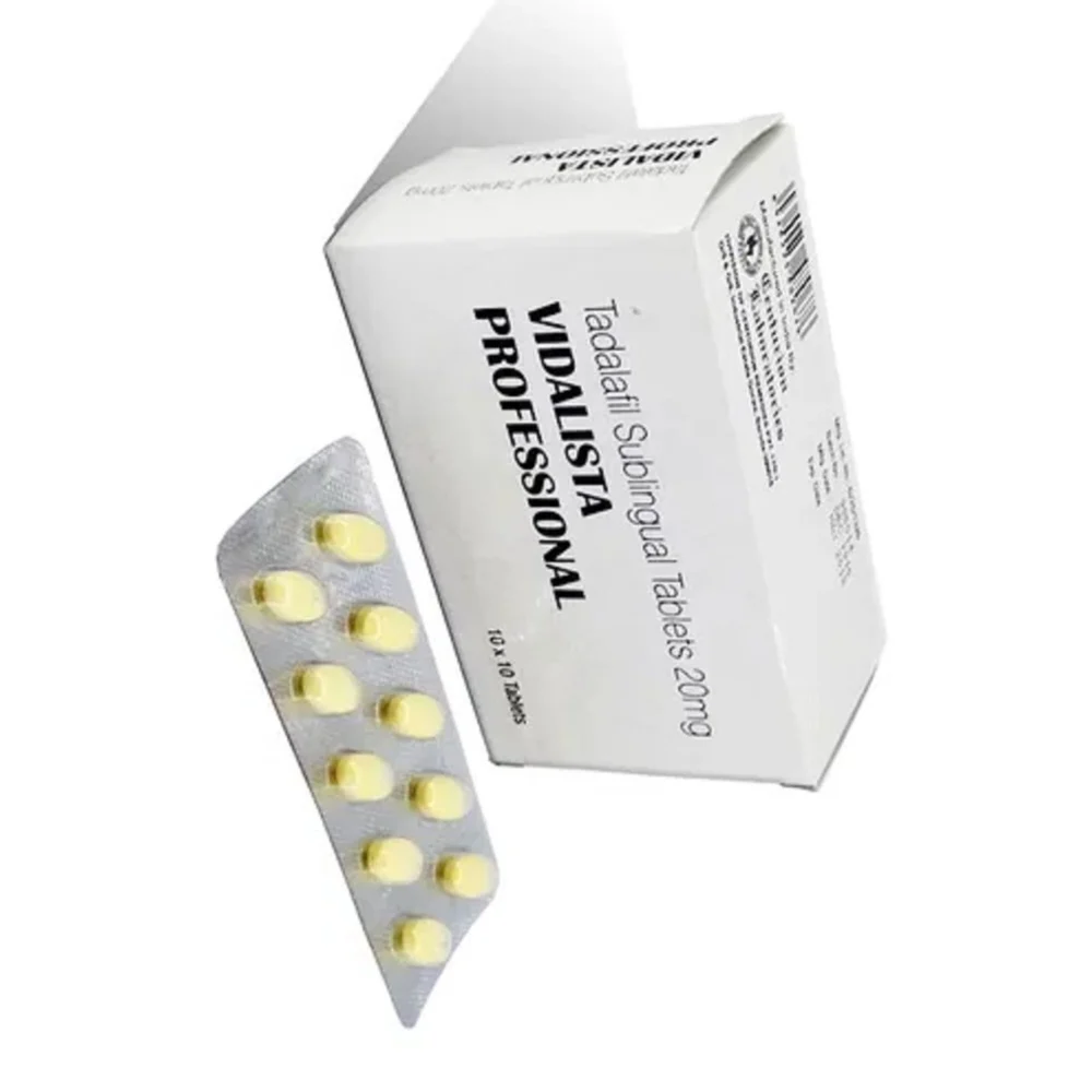 20 mg VIDALISTA PROFESSIONAL Tadalafil Sublingul Tablets